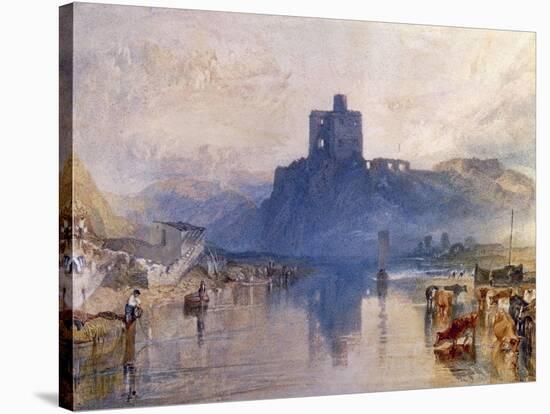 Norham Castle, on the River Tweed, C. 1822-1823-J. M. W. Turner-Stretched Canvas