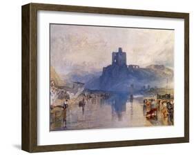Norham Castle, on the River Tweed, C. 1822-1823-J. M. W. Turner-Framed Premium Giclee Print