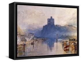 Norham Castle, on the River Tweed, C. 1822-1823-J. M. W. Turner-Framed Stretched Canvas