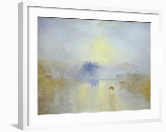 Norham Castle, Sunrise-JMW Turner-Framed Giclee Print