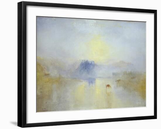 Norham Castle, Sunrise-JMW Turner-Framed Giclee Print