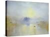 Norham Castle, Sunrise-JMW Turner-Stretched Canvas