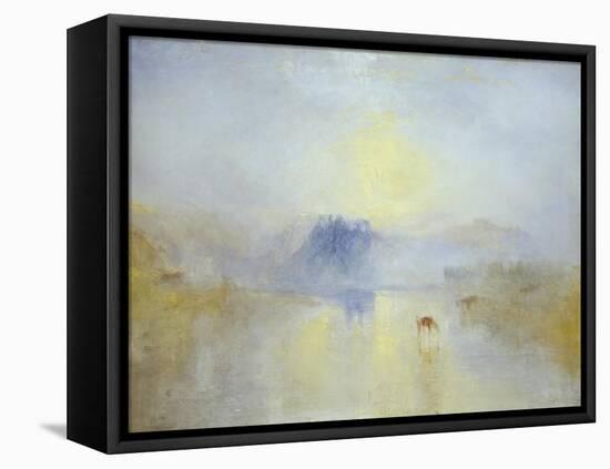 Norham Castle, Sunrise-JMW Turner-Framed Stretched Canvas