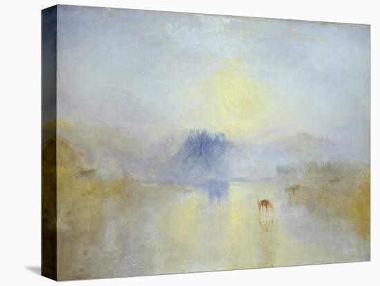 Norham Castle, Sunrise-JMW Turner-Stretched Canvas