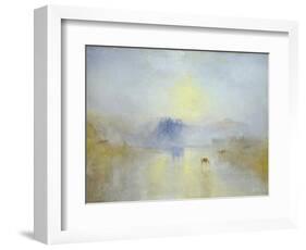 Norham Castle, Sunrise-JMW Turner-Framed Giclee Print