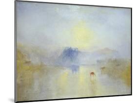 Norham Castle, Sunrise-JMW Turner-Mounted Giclee Print