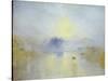 Norham Castle, Sunrise-JMW Turner-Stretched Canvas