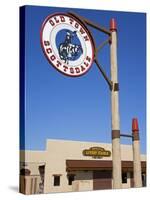 Noriega Livery Stable and Old Town Sign, Scottsdale, Phoenix, Arizona-Richard Cummins-Stretched Canvas