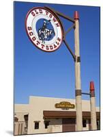 Noriega Livery Stable and Old Town Sign, Scottsdale, Phoenix, Arizona-Richard Cummins-Mounted Photographic Print