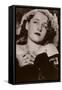 Norma Shearer, Canadian-American Actress and Film Star-null-Framed Stretched Canvas