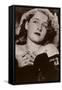 Norma Shearer, Canadian-American Actress and Film Star-null-Framed Stretched Canvas