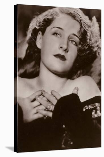 Norma Shearer, Canadian-American Actress and Film Star-null-Stretched Canvas