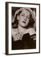 Norma Shearer, Canadian-American Actress and Film Star-null-Framed Photographic Print