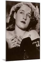 Norma Shearer, Canadian-American Actress and Film Star-null-Mounted Photographic Print