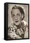 Norma Shearer, Canadian-Born Actress, 1933-null-Framed Stretched Canvas