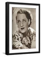 Norma Shearer, Canadian-Born Actress, 1933-null-Framed Giclee Print