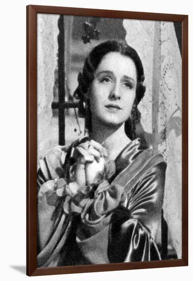 Norma Shearer, Canadian Born American Actress, 1934-1935-null-Framed Giclee Print