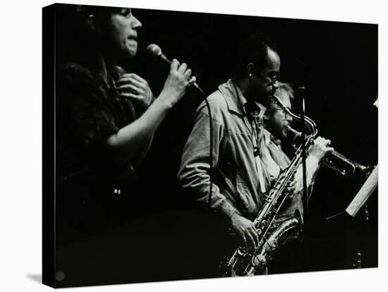 Norma Winstone, Art Themen and Henry Lowther Performing at the Stables, Wavendon, Buckinghamshire-Denis Williams-Stretched Canvas