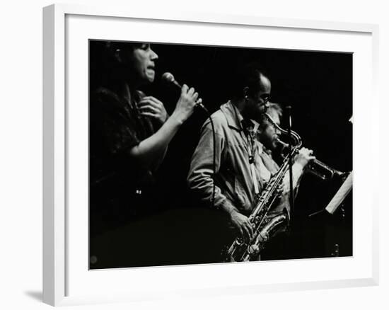 Norma Winstone, Art Themen and Henry Lowther Performing at the Stables, Wavendon, Buckinghamshire-Denis Williams-Framed Photographic Print