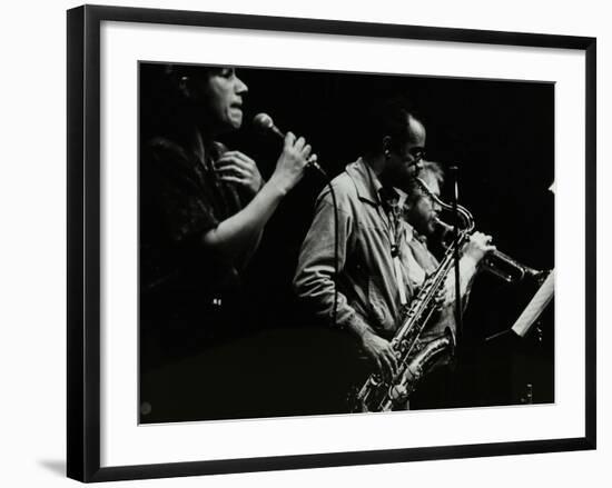 Norma Winstone, Art Themen and Henry Lowther Performing at the Stables, Wavendon, Buckinghamshire-Denis Williams-Framed Photographic Print