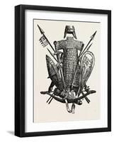 Norman and Saxon Arms-null-Framed Giclee Print