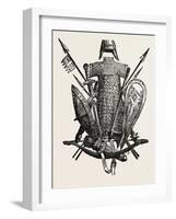 Norman and Saxon Arms-null-Framed Giclee Print