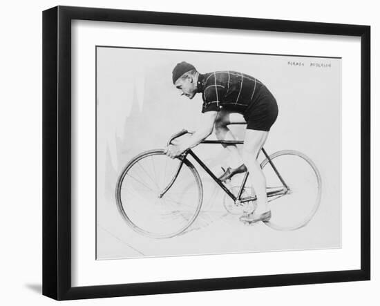 Norman Anderson Side View of Racing Bicycle Photograph-Lantern Press-Framed Art Print