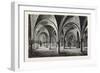 Norman Architecture Crypt of Canterbury Cathedral-null-Framed Giclee Print