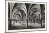 Norman Architecture Crypt of Canterbury Cathedral-null-Mounted Giclee Print