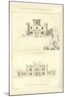 Norman Castle and Lancastrian Mansion-Richard Brown-Mounted Art Print