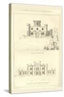 Norman Castle and Lancastrian Mansion-Richard Brown-Stretched Canvas