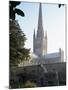 Norman Cathedral, Dating from 11th Century, with 15th Century Spire, Norwich-Nedra Westwater-Mounted Photographic Print