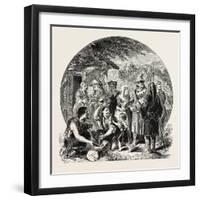 Norman Forest Laws. Cutting the Herd-Dog's Claws-null-Framed Giclee Print