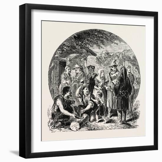 Norman Forest Laws. Cutting the Herd-Dog's Claws-null-Framed Giclee Print