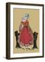 Norman Girl with Lace Headdress-Elizabeth Whitney Moffat-Framed Art Print