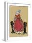 Norman Girl with Lace Headdress-Elizabeth Whitney Moffat-Framed Art Print