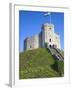 Norman Keep, Cardiff Castle, Cardiff, South Wales, Wales, United Kingdom, Europe-Billy Stock-Framed Photographic Print