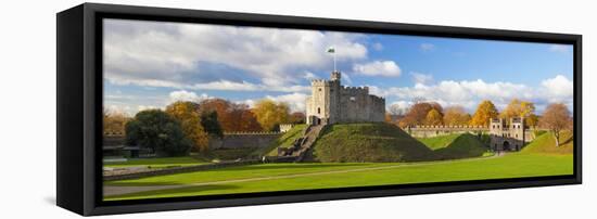 Norman Keep, Cardiff Castle, Cardiff, Wales, United Kingdom, Europe-Billy Stock-Framed Stretched Canvas