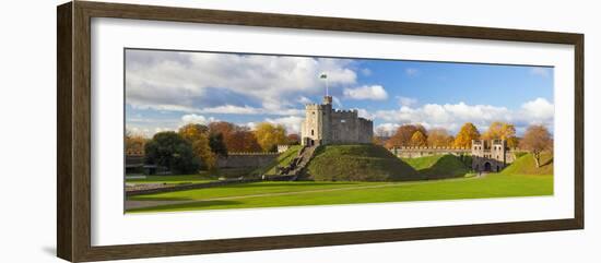 Norman Keep, Cardiff Castle, Cardiff, Wales, United Kingdom, Europe-Billy Stock-Framed Photographic Print