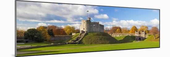 Norman Keep, Cardiff Castle, Cardiff, Wales, United Kingdom, Europe-Billy Stock-Mounted Photographic Print