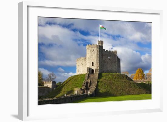 Norman Keep, Cardiff Castle, Cardiff, Wales, United Kingdom, Europe-Billy Stock-Framed Photographic Print