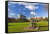 Norman Keep, Cardiff Castle, Cardiff, Wales, United Kingdom, Europe-Billy Stock-Framed Stretched Canvas