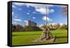 Norman Keep, Cardiff Castle, Cardiff, Wales, United Kingdom, Europe-Billy Stock-Framed Stretched Canvas