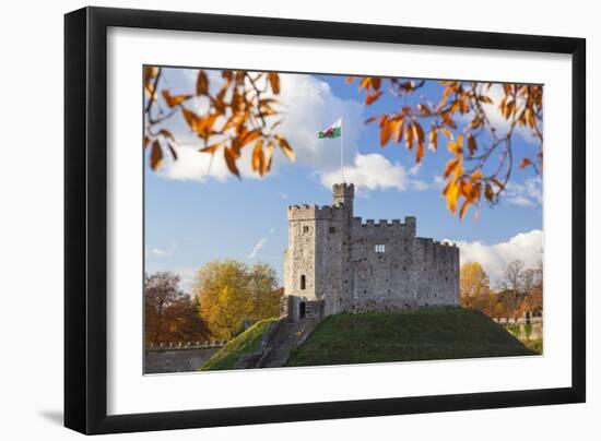 Norman Keep, Cardiff Castle, Cardiff, Wales, United Kingdom, Europe-Billy Stock-Framed Photographic Print