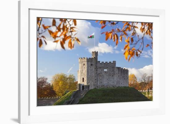 Norman Keep, Cardiff Castle, Cardiff, Wales, United Kingdom, Europe-Billy Stock-Framed Photographic Print