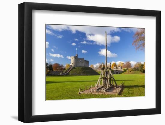 Norman Keep, Cardiff Castle, Cardiff, Wales, United Kingdom, Europe-Billy Stock-Framed Photographic Print