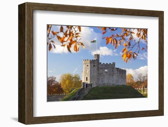 Norman Keep, Cardiff Castle, Cardiff, Wales, United Kingdom, Europe-Billy Stock-Framed Photographic Print