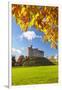 Norman Keep in autumn, Cardiff Castle, Cardiff, Wales, United Kingdom, Europe-Billy Stock-Framed Photographic Print