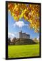 Norman Keep in autumn, Cardiff Castle, Cardiff, Wales, United Kingdom, Europe-Billy Stock-Framed Photographic Print