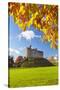 Norman Keep in autumn, Cardiff Castle, Cardiff, Wales, United Kingdom, Europe-Billy Stock-Stretched Canvas